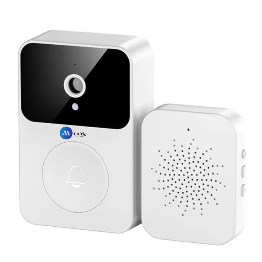 Grousale 3MP Wi-Fi Smart Video Doorbell | Full HD Clarity, Night Vision, Motion Alerts, 2-Way Talk, Easy App Control & Installation