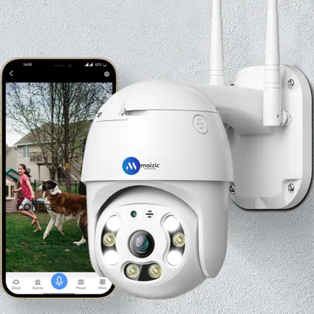 Renewed Grousale 360° 3MP Full HD Wi-Fi Wireless IP CCTV Security Camera