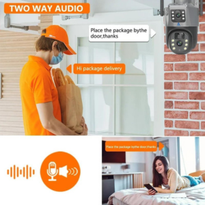 Grousale Supercam 4K 12MP Outdoor Solar Dual Lens/Dual Screen 4G Wireless CCTV Camera, Solar Powered IP66 Waterproof, Two Way Audio, Color Night Vision, AI Human Detect SD Storage Upto 128GB