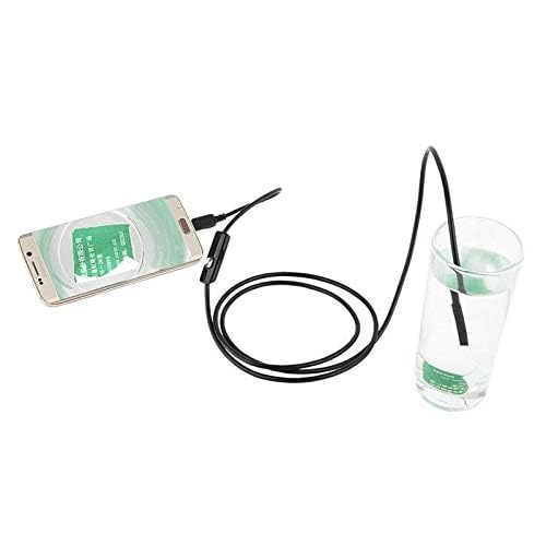 Grousale 6-LED Endoscope Camera | 5.5mm Lens | IP67 Waterproof | Android USB Borescope for Underwater & Dark Area Inspection (2M)