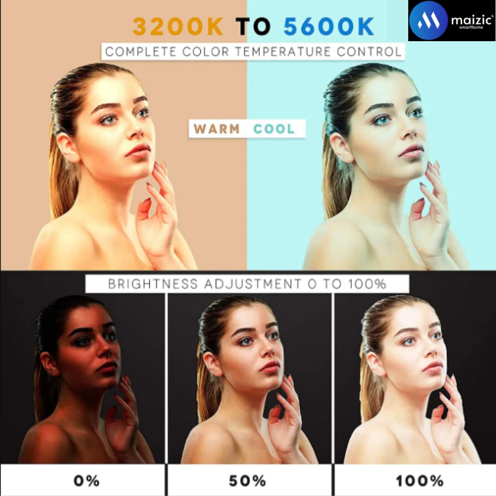 Grousale 12" LED Ring Light | Studio Light with 3 Color Modes & USB Power – Ideal for Makeup, Photography & Live Streaming