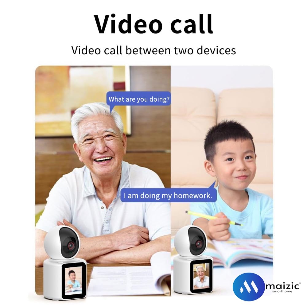 Grousale Supercam Ultra Easy Single Click Video Calling 5MP Wi-Fi Indoor Camera