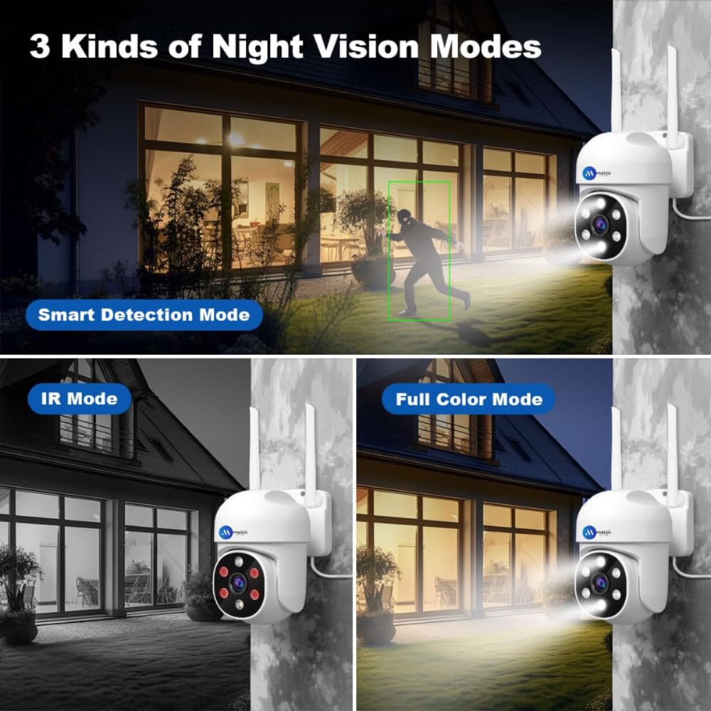 Grousale Ultracam 6MP + 6MP Dual Lens WiFi CCTV Camera | 360° Pan/Tilt, Dual Screen View, HD Image Sensor, Color Night Vision, 2-Way Audio, Motion Detection, NVR & ONVIF Compatible (Srihome Fox)