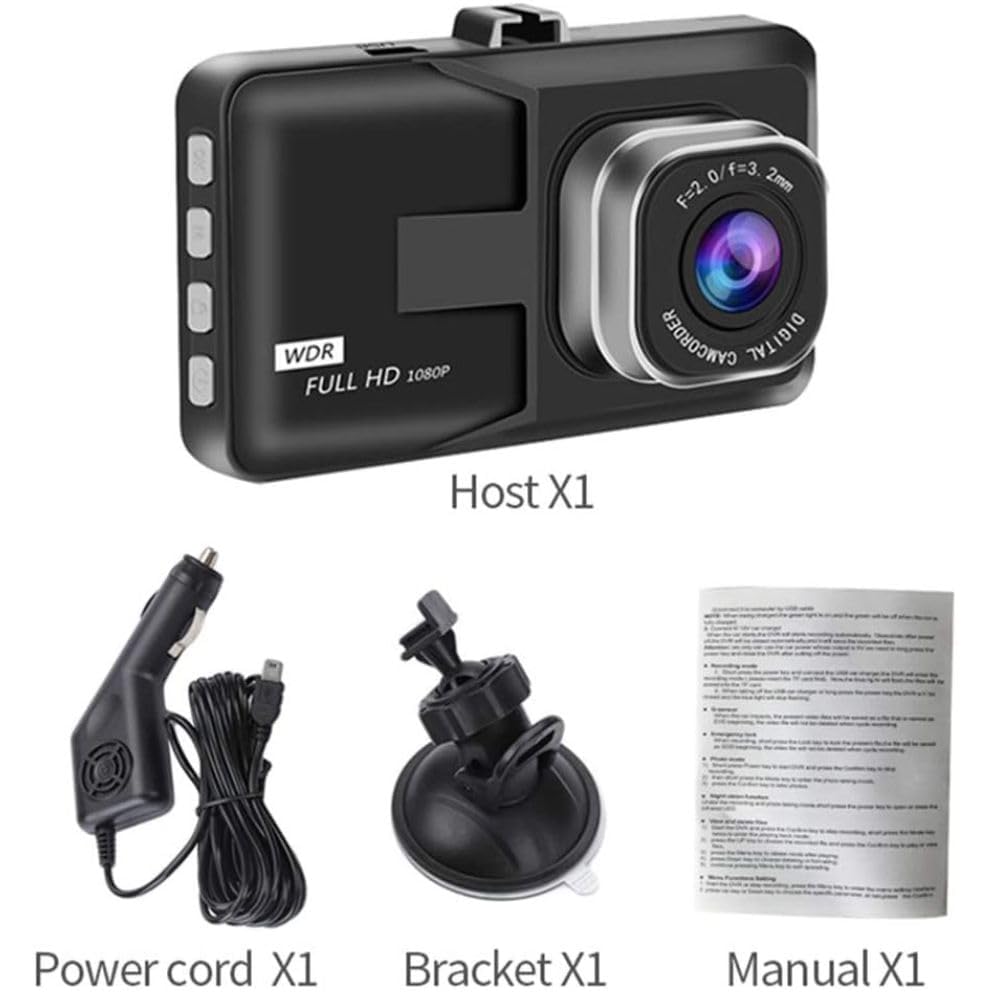 3MP FHD Mini Car DVR Dash Camera