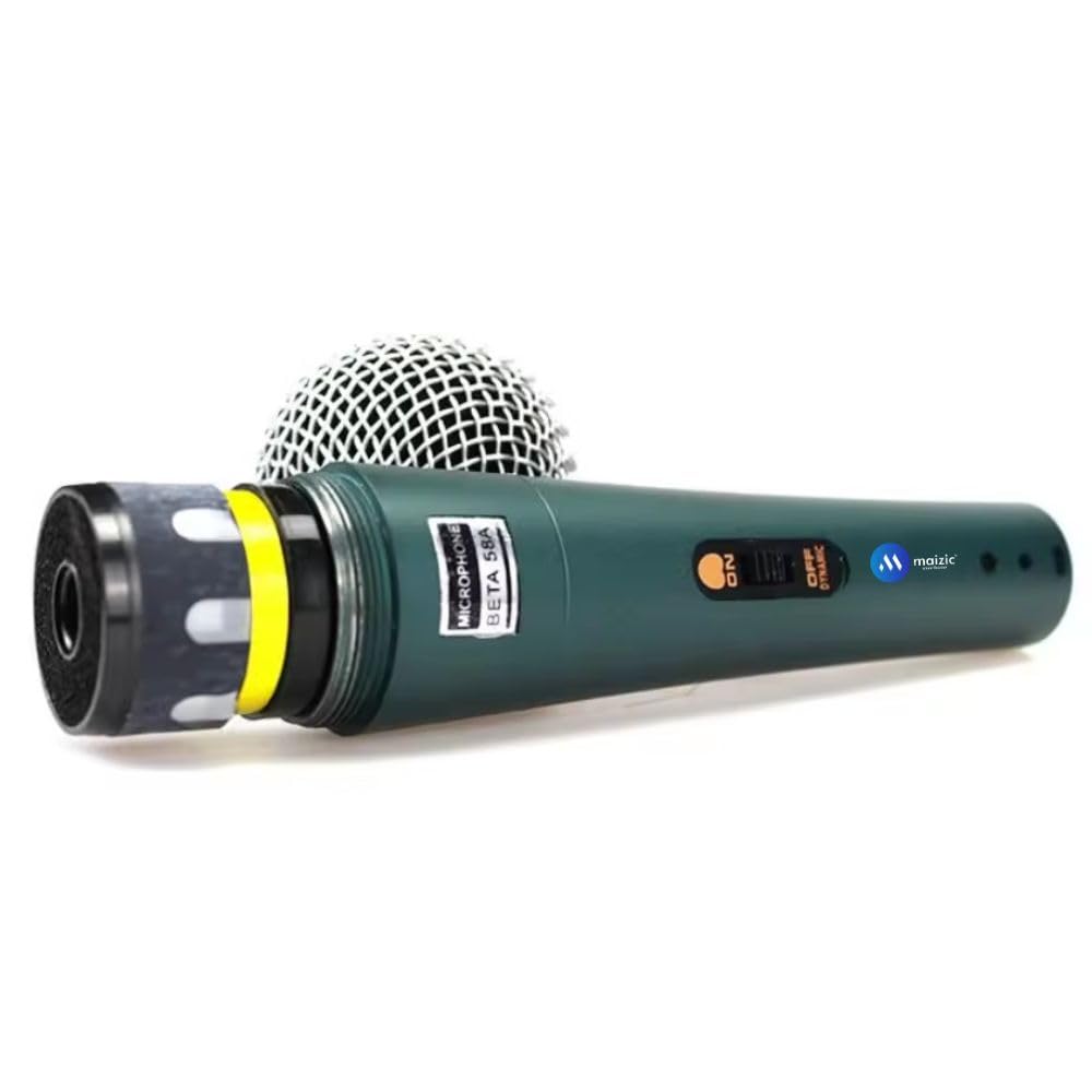 Grousale BETA 58A Professional Condenser Microphone | Uni-Directional Mic for Mobile & DSLR | TRS & TRRS Cable Included | Clear Studio-Quality Sound