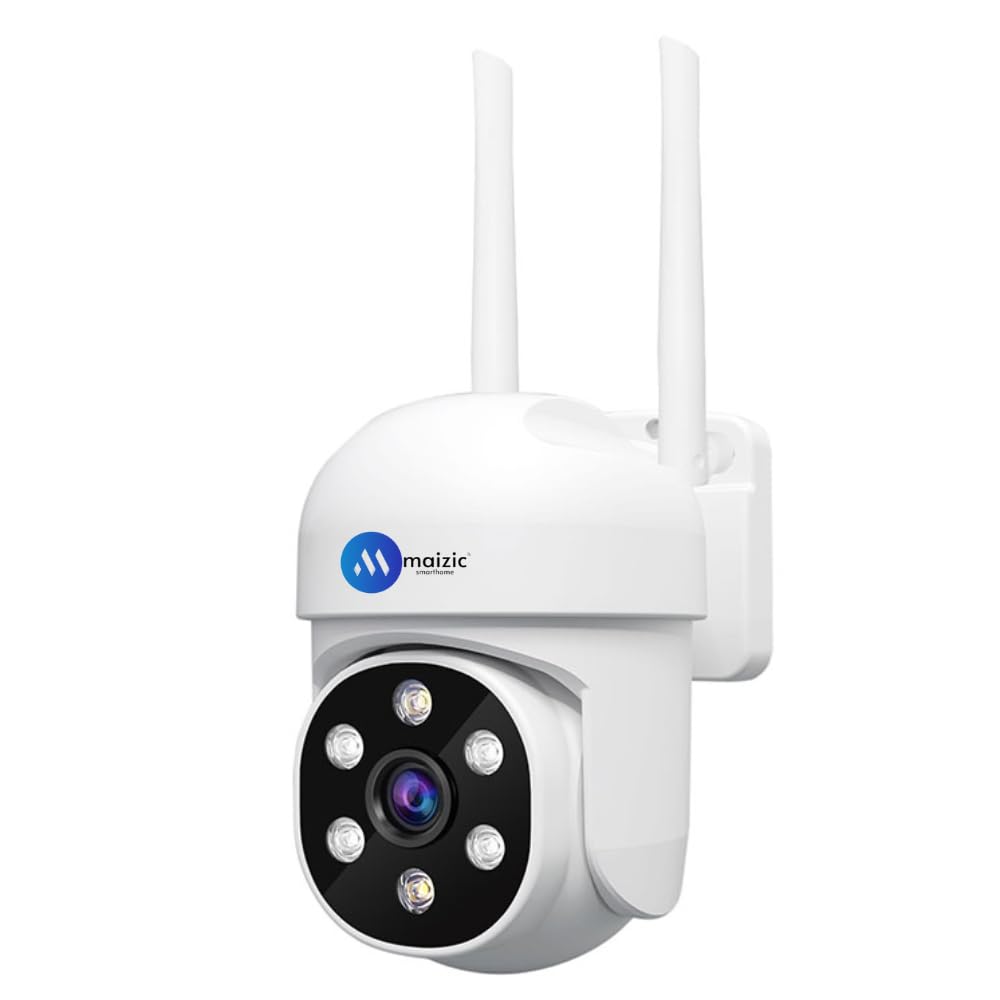 Grousale Ultracam Fox 5MP Full HD Wi-Fi CCTV Camera | AI Human & Motion Detection | 2-Way Audio | Night Vision | Waterproof IP66 | 2.4GHz WiFi & Hotspot | Home Security Surveillance