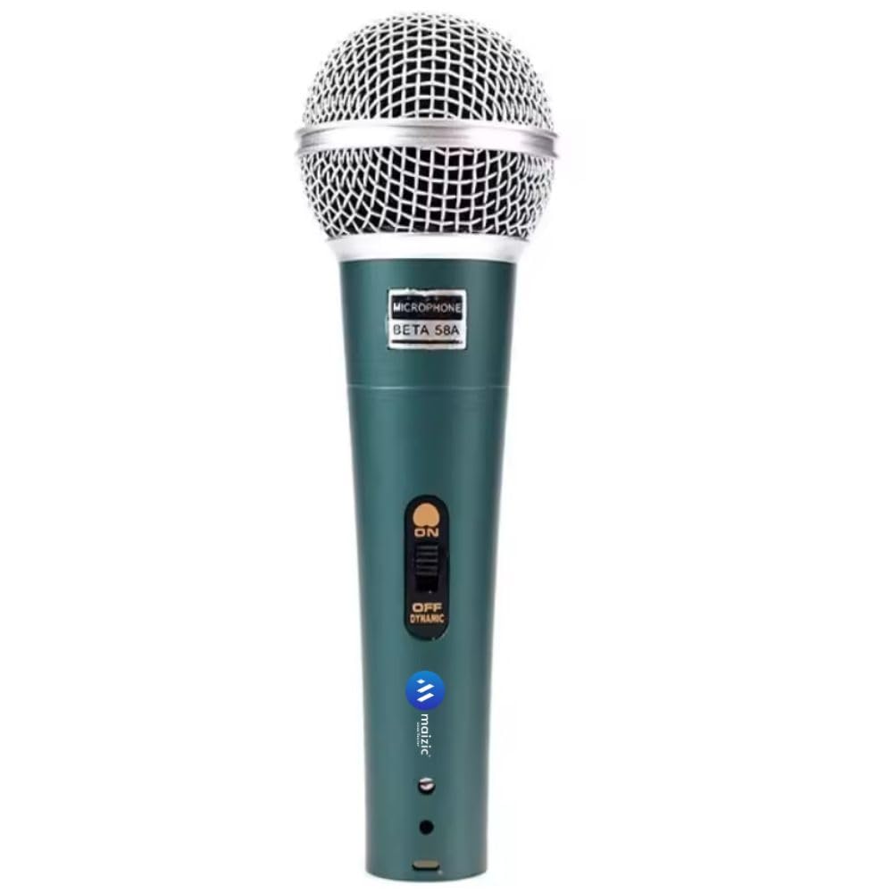 Grousale BETA 58A Professional Condenser Microphone | Uni-Directional Mic for Mobile & DSLR | TRS & TRRS Cable Included | Clear Studio-Quality Sound