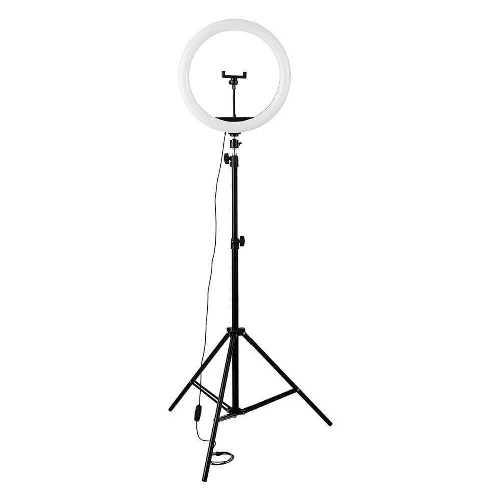 Grousale Professional (12 Inch) Led Ring Light with 7 Feet Tripod Stand for Mobile Phones & Camera, 3 Temperature Mode Dimmable Lighting, Photo-Shoot, Video Shoot, Makeup and More