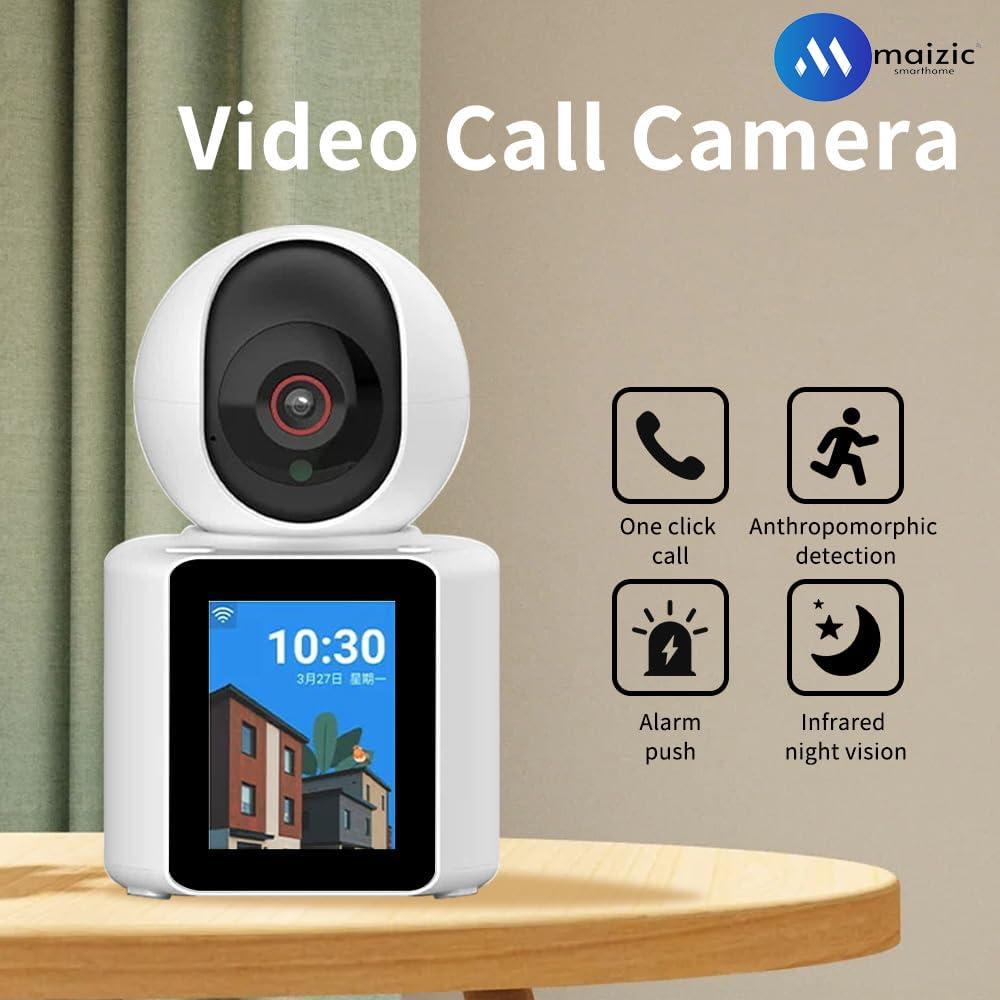 Grousale Supercam Ultra Easy Single Click Video Calling 5MP Wi-Fi Indoor Camera