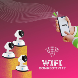 Grousale 3 MP Wi-Fi Night Vision, Two Way Communication, PTZ Indoor Camera