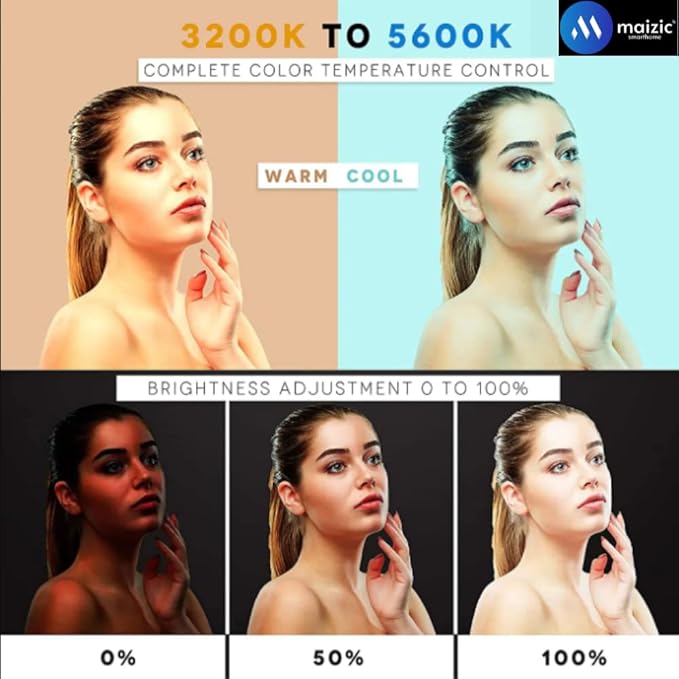 Grousale 12 Inch Ring Light with Tripod | 3 Light Modes | USB Type-A LED Ring light\ Studio light for Makeup, Photography, YouTube & Live Streaming