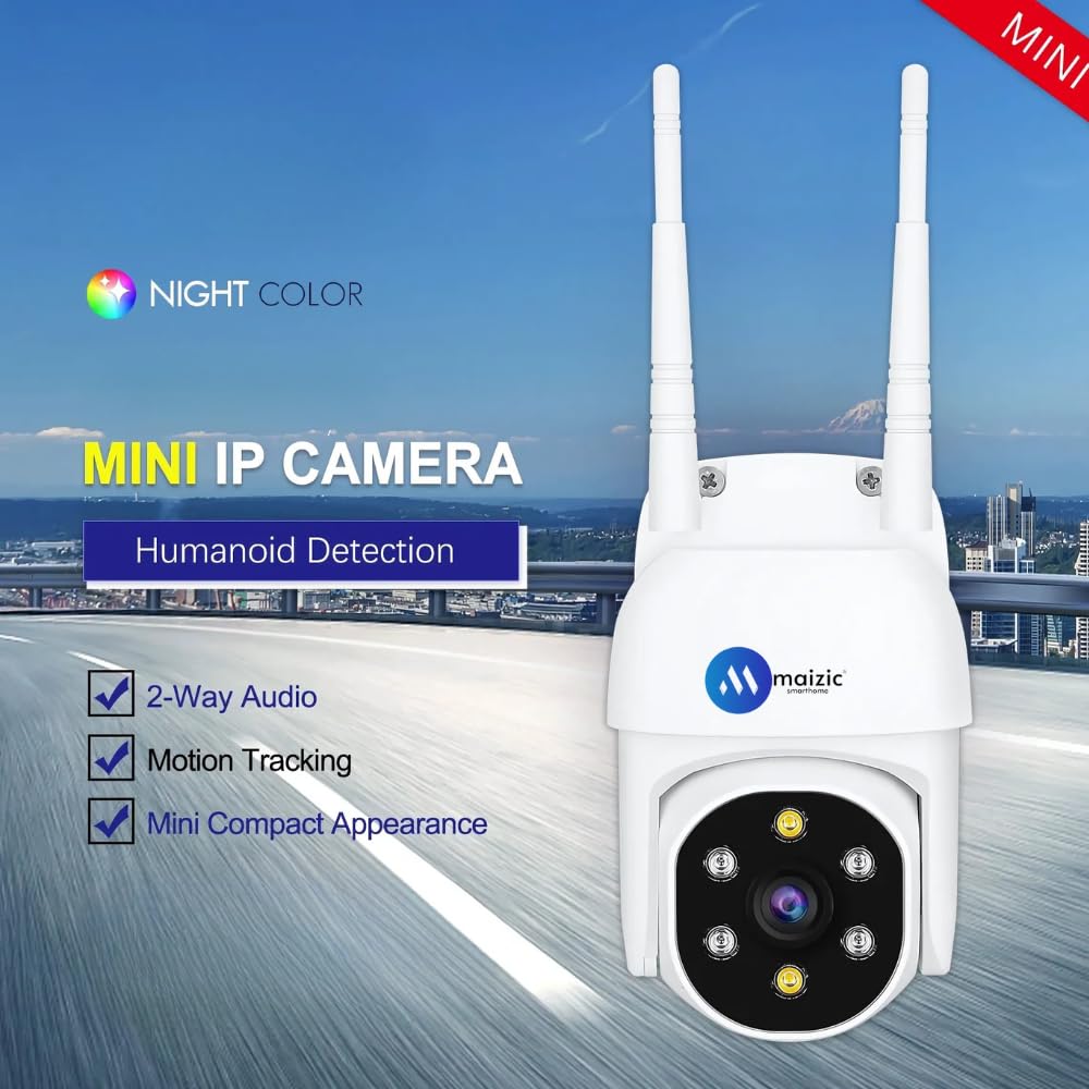 Grousale Ultracam Fox 5MP Full HD Wi-Fi CCTV Camera | AI Human & Motion Detection | 2-Way Audio | Night Vision | Waterproof IP66 | 2.4GHz WiFi & Hotspot | Home Security Surveillance