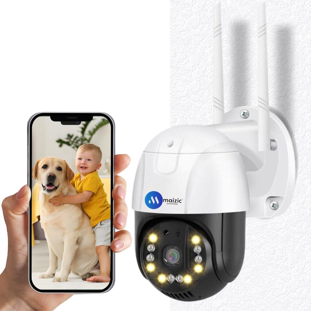 Grousale Gorilla 4G 5MP PTZ Outdoor CCTV – Full HD, Dual Light Night Vision, Auto Tracking, Two-Way Audio, IP66 Waterproof