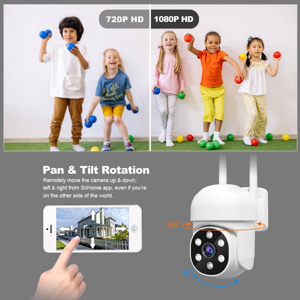 Grousale Ultracam Fox 5MP Full HD Wi-Fi CCTV Camera | AI Human & Motion Detection | 2-Way Audio | Night Vision | Waterproof IP66 | 2.4GHz WiFi & Hotspot | Home Security Surveillance
