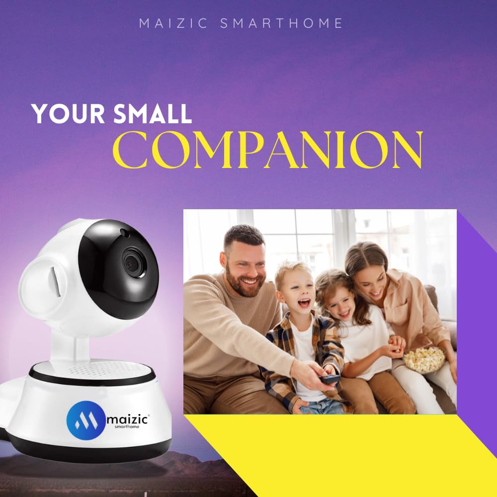 Grousale 3MP PTZ WiFi CCTV Camera – Full HD, Color Night Vision, Motion & AI Human Detection (No Antenna)