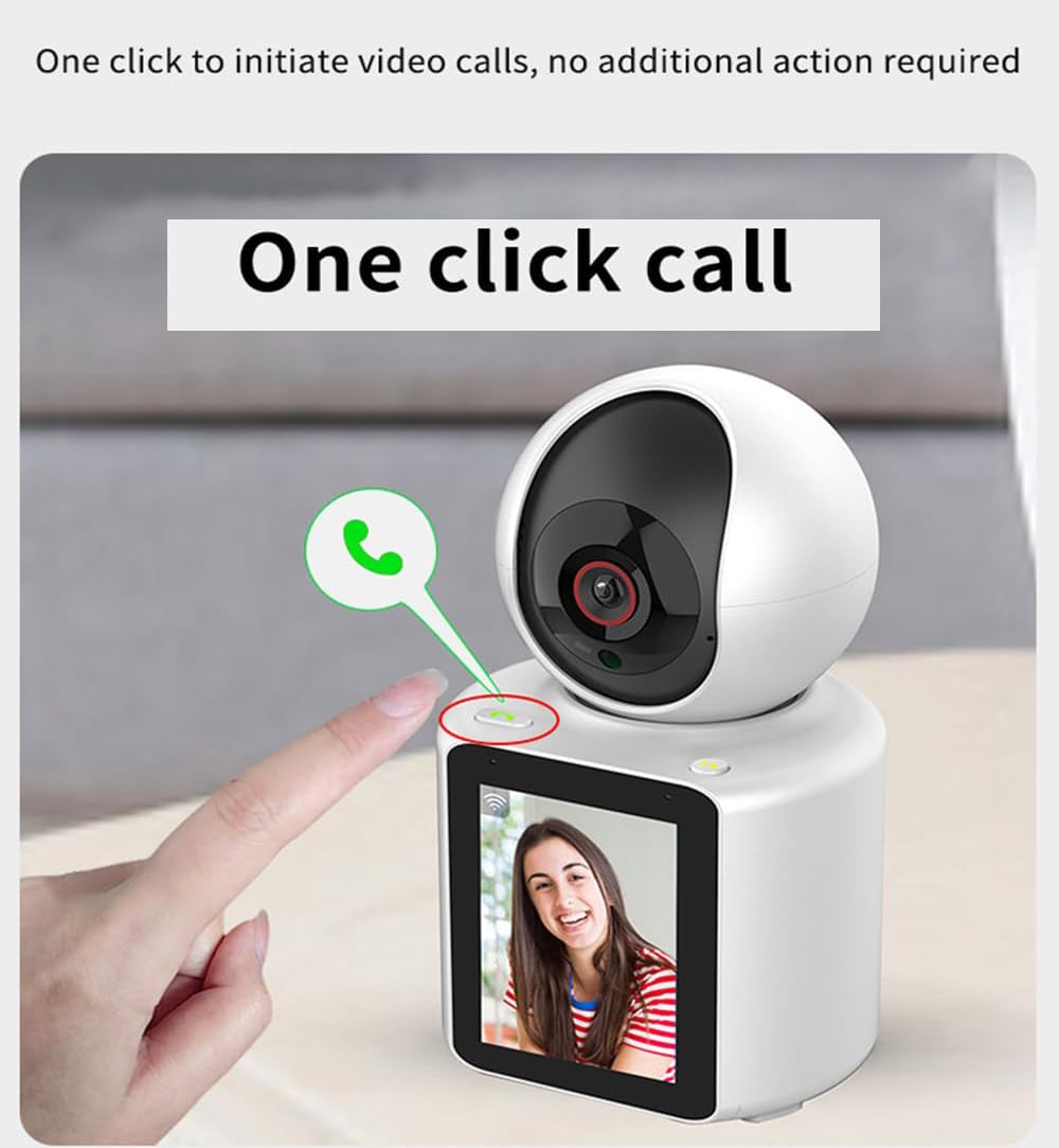 Grousale Supercam Ultra Easy Single Click Video Calling 5MP Wi-Fi Indoor Camera