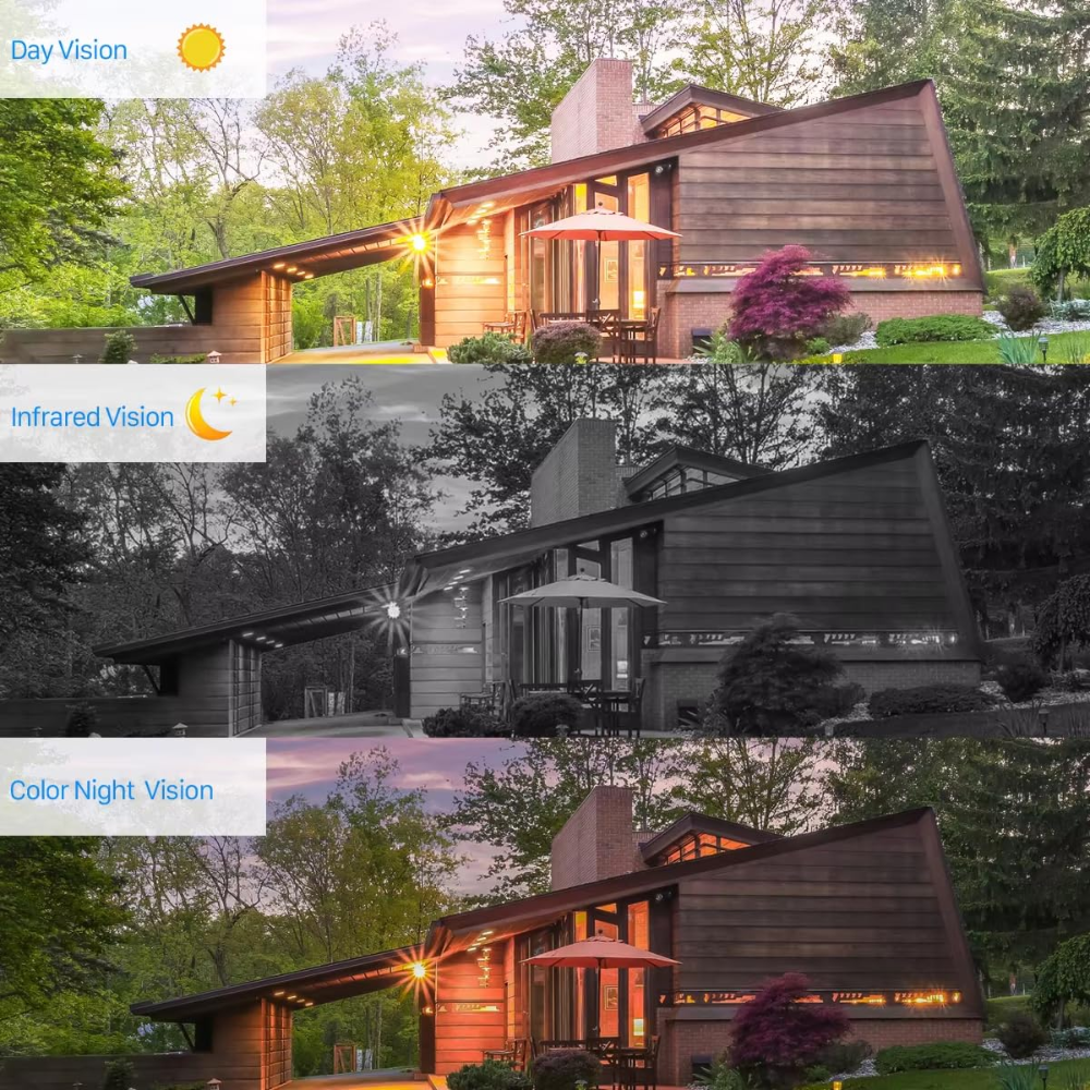 Maizic Smarthome 5MP WiFi Outdoor Security Camera – Full HD, Color Night Vision, Motion Detection & Tracking, Two-Way Audio, Waterproof CCTV