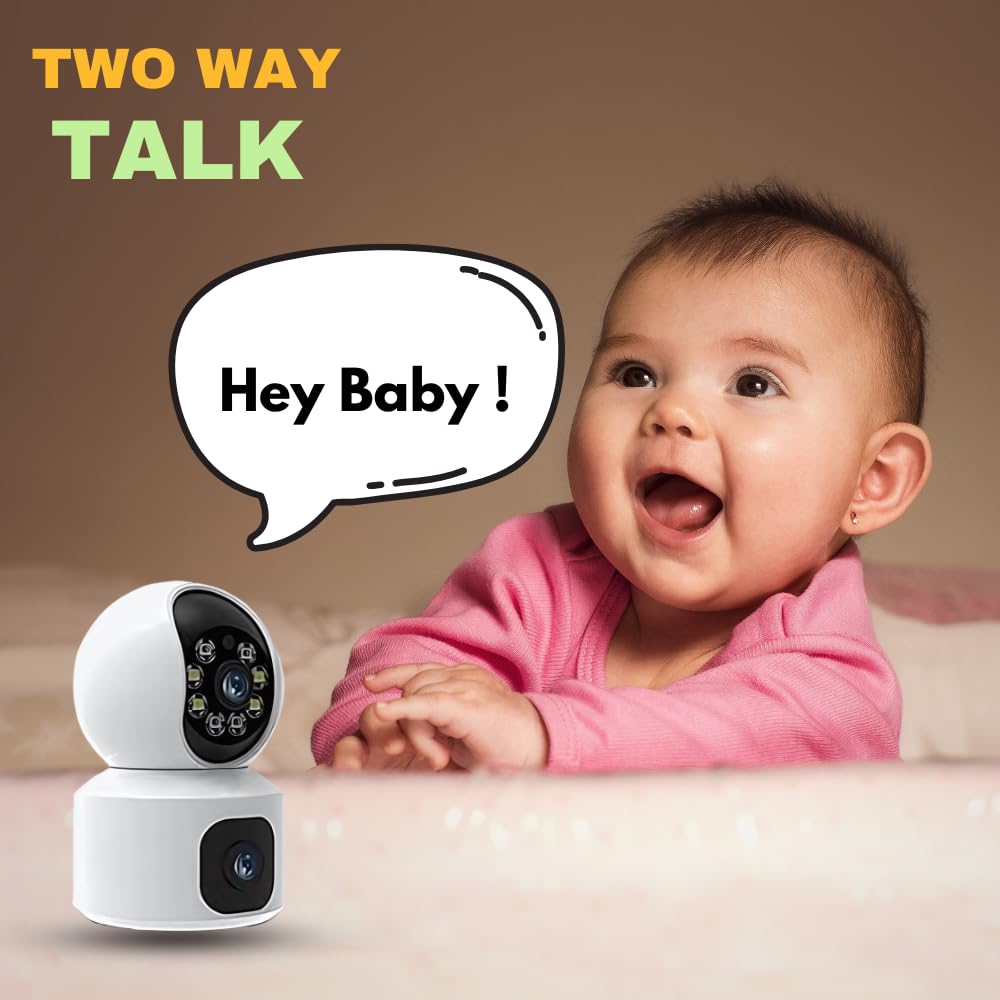 Grousale Supercam 10MP WiFi Home Security Camera – 360° PTZ Coverage | Color Night Vision | Smart Motion & Human Detection | 2-Way Talk