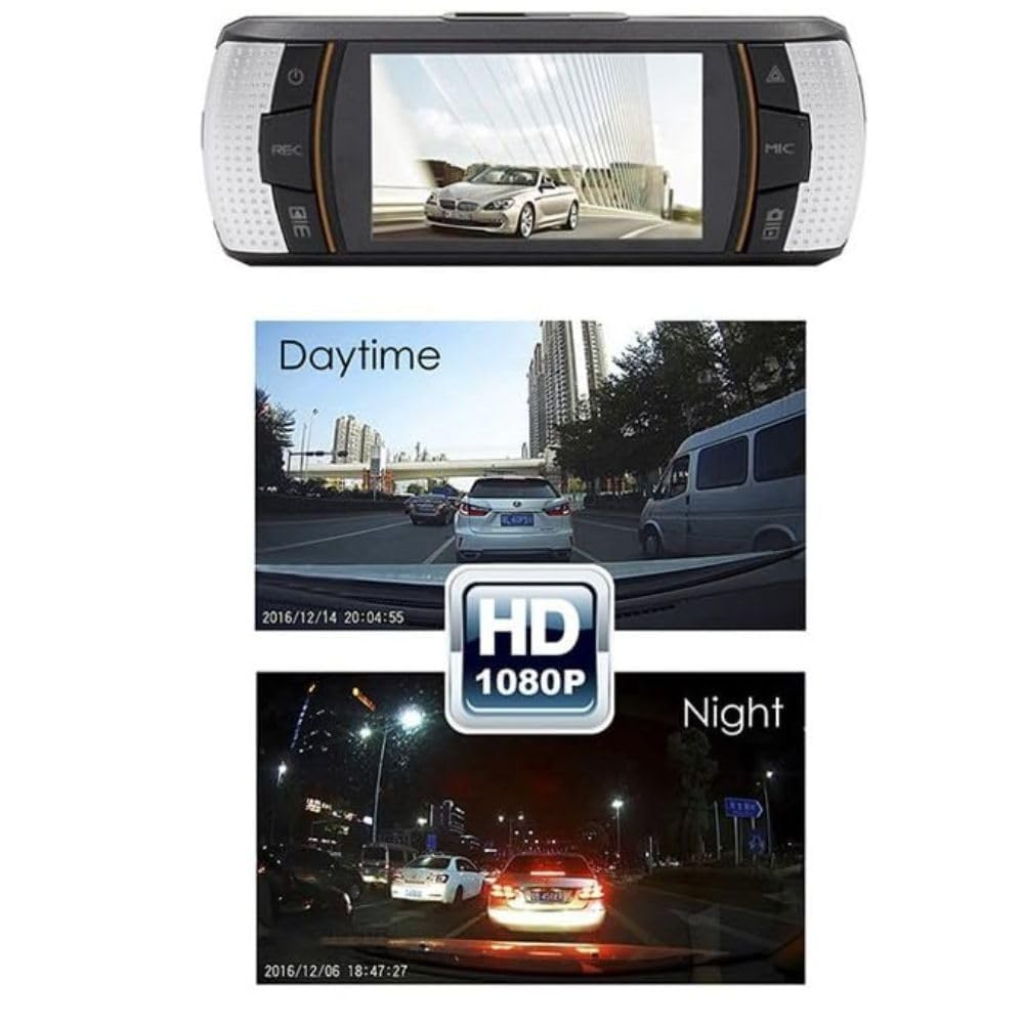 3 MP FHD 2.7 Inch LCD Car Dashcam Camera