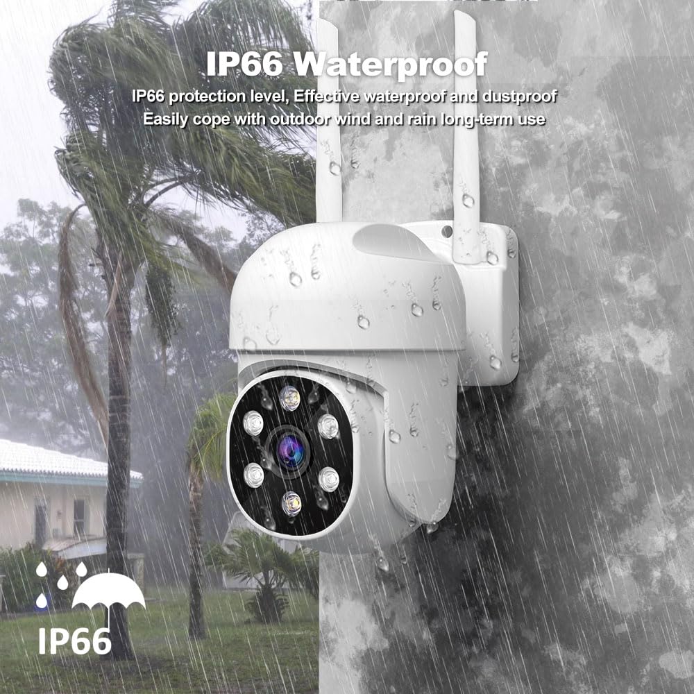 Grousale Ultracam Fox 5MP Full HD Wi-Fi CCTV Camera | AI Human & Motion Detection | 2-Way Audio | Night Vision | Waterproof IP66 | 2.4GHz WiFi & Hotspot | Home Security Surveillance