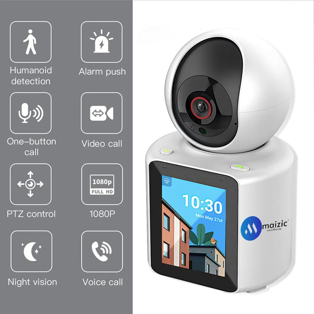 Grousale Supercam Ultra Easy Single Click Video Calling 5MP Wi-Fi Indoor Camera