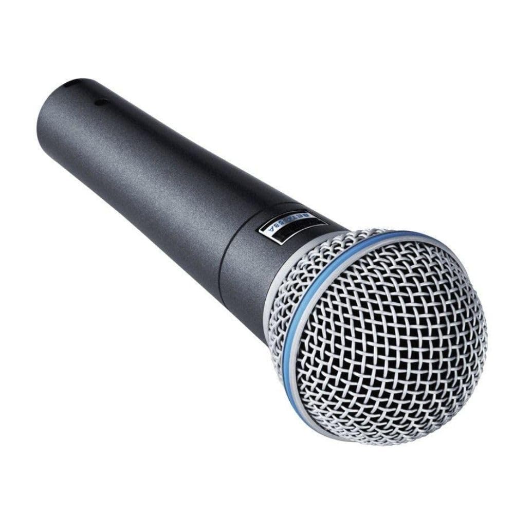 Grousale BETA 58A Professional Condenser Microphone | Uni-Directional Mic for Mobile & DSLR | TRS & TRRS Cable Included | Clear Studio-Quality Sound