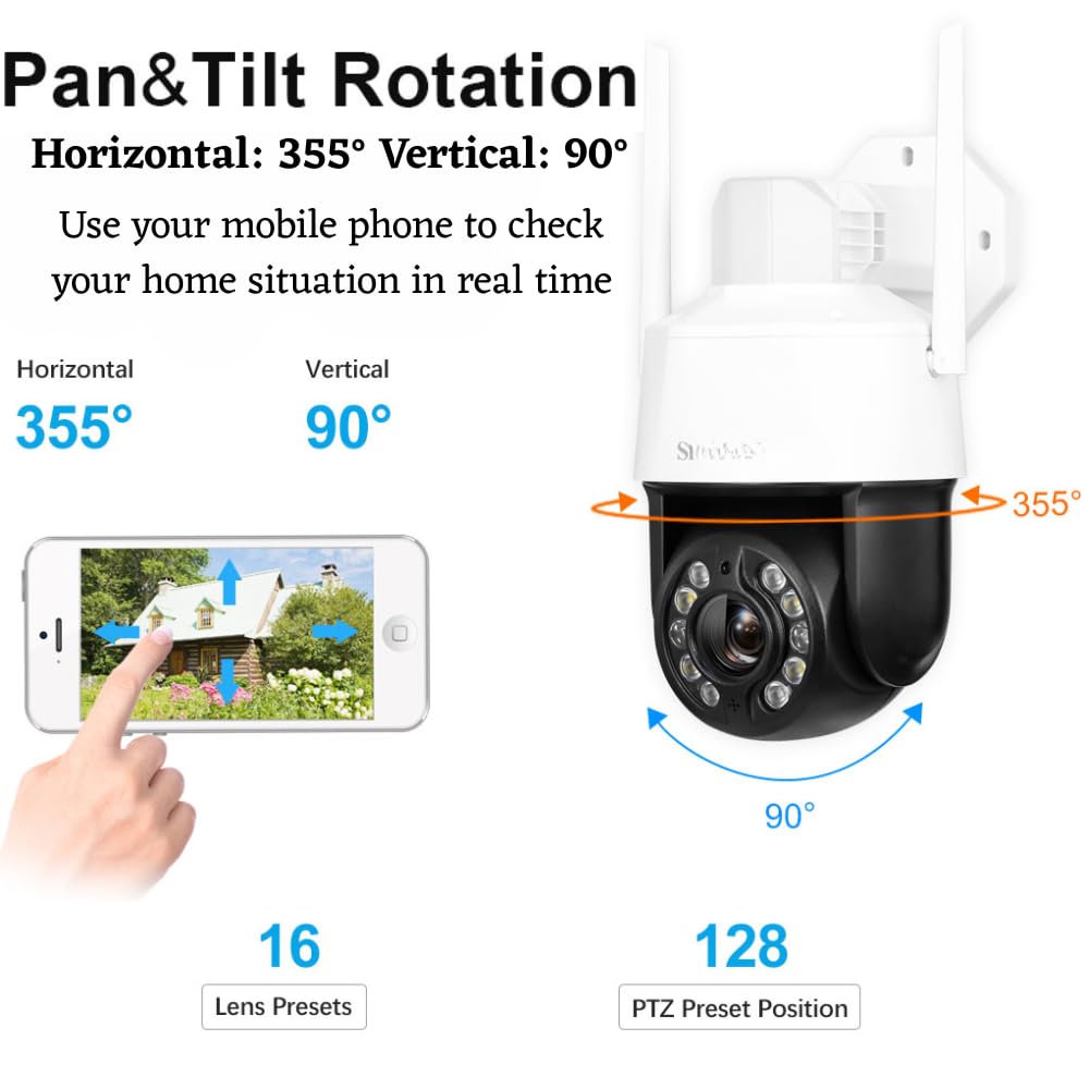 Grousale Ultracam Falcon 5MP HD CCTV Camera | 20X Optical Zoom, Dual-Band WiFi (2.4GHz/5GHz), 4.7–94mm Lens, NVR & ONVIF Compatible, 2-Year Warranty – Home & Outdoor Security