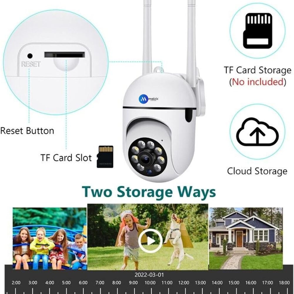 3MP FHD WiFi Indoor Mini Fox PTZ Security Camera