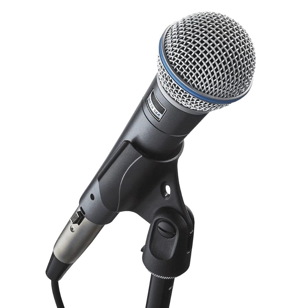 Grousale BETA 58A Professional Condenser Microphone | Uni-Directional Mic for Mobile & DSLR | TRS & TRRS Cable Included | Clear Studio-Quality Sound