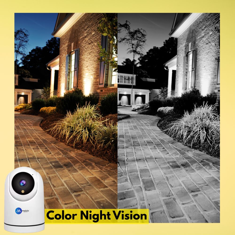 Renewed Grousale Ultracam Aura 5MP WiFi CCTV Camera | 360° Indoor Security Cam with Color Night Vision, Motion Detection, 2-Way Audio, Multi-User App Access & 128GB SD Card Support